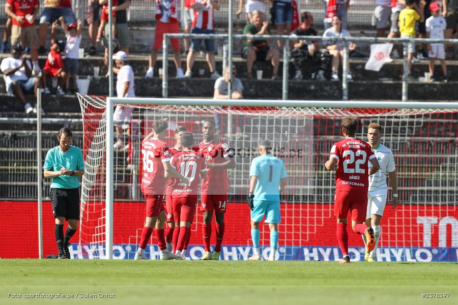 Team, Saliou Sané, AKON Arena, Würzburg, 09.09.2023, sport, action, BFV, Fussball, Saison 2023/2024, 9. Spieltag, Regionalliga Bayern, SGF, FWK, SpVgg Greuther Fürth II, FC Würzburger Kickers - Bild-ID: 2378397