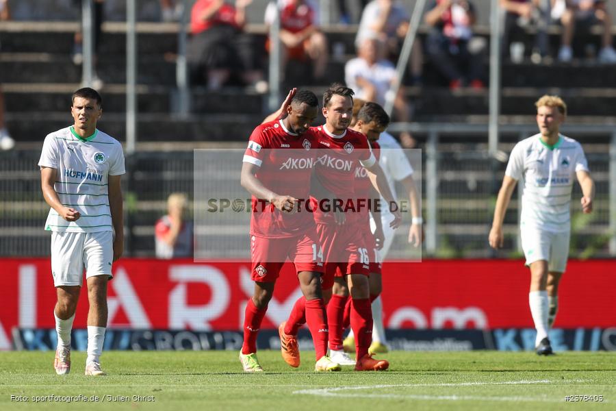 Peter Kurzweg, AKON Arena, Würzburg, 09.09.2023, sport, action, BFV, Fussball, Saison 2023/2024, 9. Spieltag, Regionalliga Bayern, SGF, FWK, SpVgg Greuther Fürth II, FC Würzburger Kickers - Bild-ID: 2378403