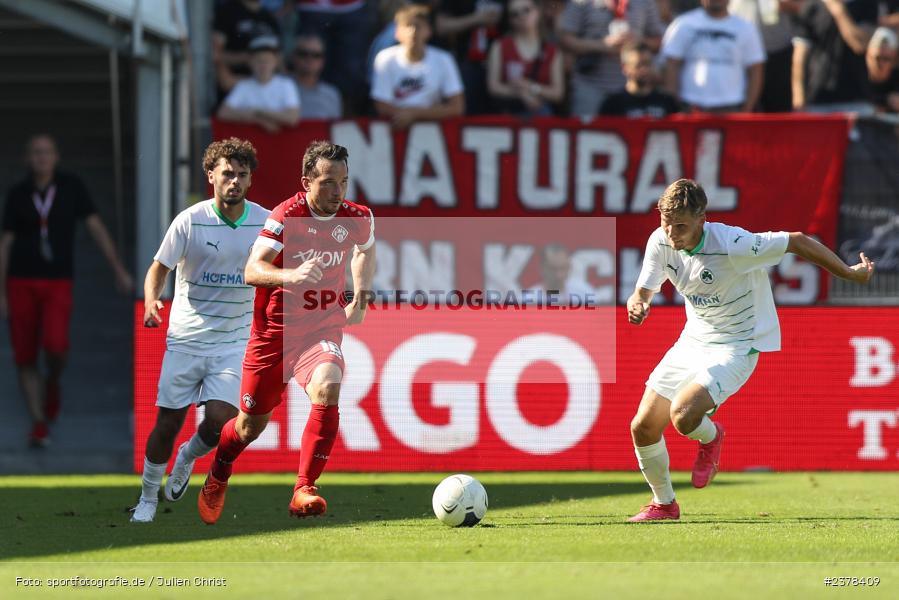 Peter Kurzweg, AKON Arena, Würzburg, 09.09.2023, sport, action, BFV, Fussball, Saison 2023/2024, 9. Spieltag, Regionalliga Bayern, SGF, FWK, SpVgg Greuther Fürth II, FC Würzburger Kickers - Bild-ID: 2378409
