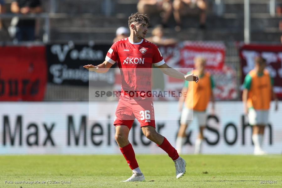 Pascal Moll, AKON Arena, Würzburg, 09.09.2023, sport, action, BFV, Fussball, Saison 2023/2024, 9. Spieltag, Regionalliga Bayern, SGF, FWK, SpVgg Greuther Fürth II, FC Würzburger Kickers - Bild-ID: 2378411