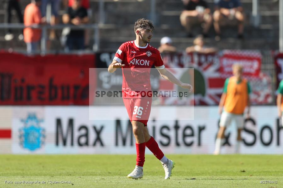 Pascal Moll, AKON Arena, Würzburg, 09.09.2023, sport, action, BFV, Fussball, Saison 2023/2024, 9. Spieltag, Regionalliga Bayern, SGF, FWK, SpVgg Greuther Fürth II, FC Würzburger Kickers - Bild-ID: 2378412