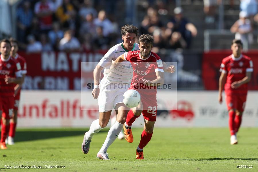 Ricky Bornschein, AKON Arena, Würzburg, 09.09.2023, sport, action, BFV, Fussball, Saison 2023/2024, 9. Spieltag, Regionalliga Bayern, SGF, FWK, SpVgg Greuther Fürth II, FC Würzburger Kickers - Bild-ID: 2378422