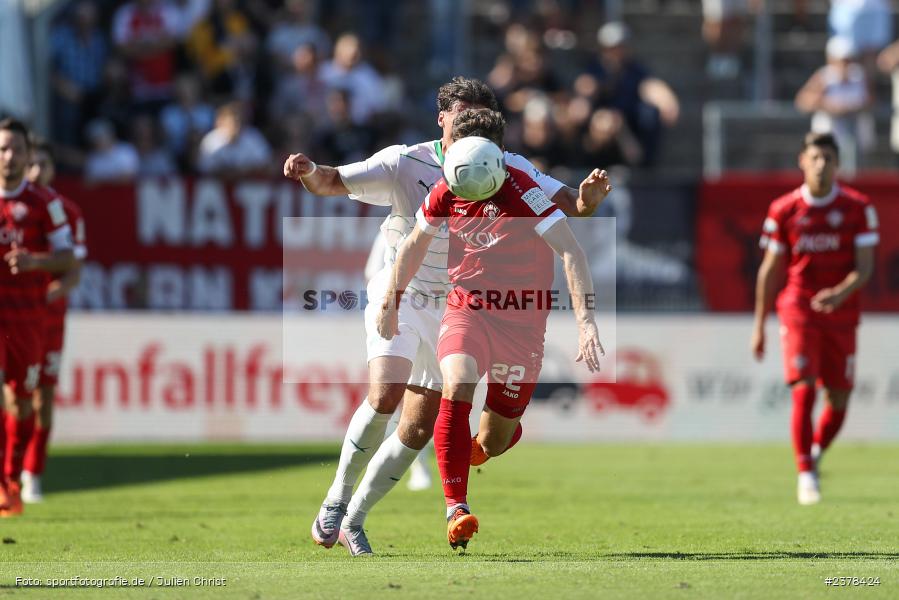 Ricky Bornschein, AKON Arena, Würzburg, 09.09.2023, sport, action, BFV, Fussball, Saison 2023/2024, 9. Spieltag, Regionalliga Bayern, SGF, FWK, SpVgg Greuther Fürth II, FC Würzburger Kickers - Bild-ID: 2378424