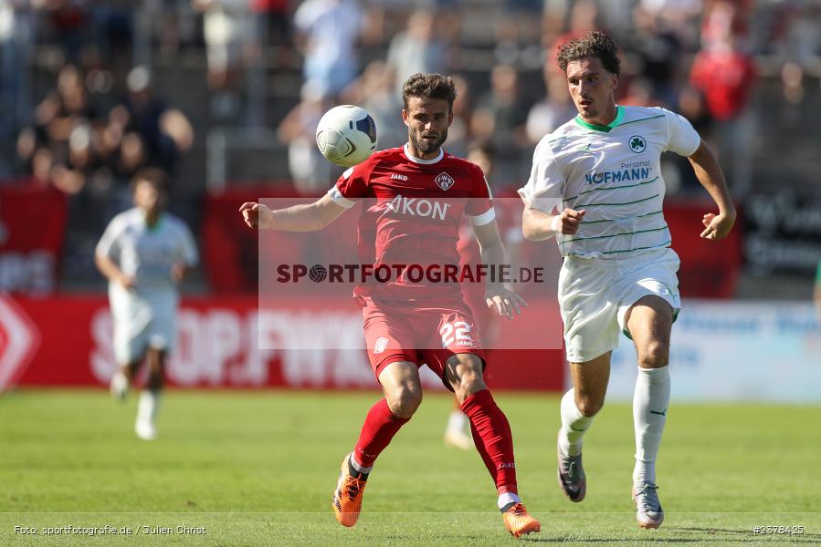 Ricky Bornschein, AKON Arena, Würzburg, 09.09.2023, sport, action, BFV, Fussball, Saison 2023/2024, 9. Spieltag, Regionalliga Bayern, SGF, FWK, SpVgg Greuther Fürth II, FC Würzburger Kickers - Bild-ID: 2378425