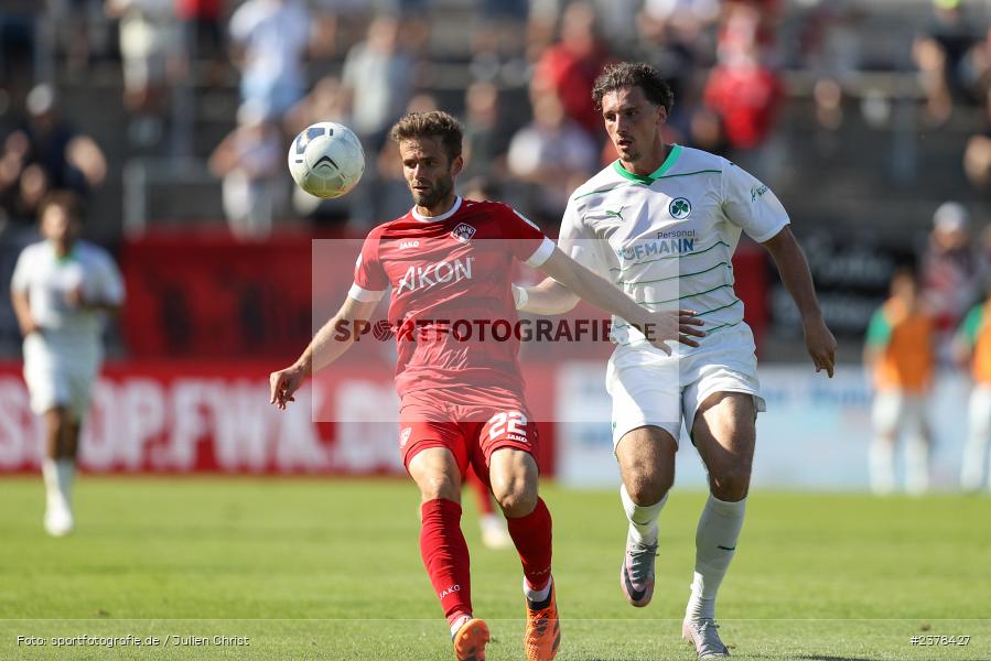 Ricky Bornschein, AKON Arena, Würzburg, 09.09.2023, sport, action, BFV, Fussball, Saison 2023/2024, 9. Spieltag, Regionalliga Bayern, SGF, FWK, SpVgg Greuther Fürth II, FC Würzburger Kickers - Bild-ID: 2378427