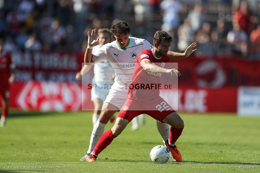 Ricky Bornschein, AKON Arena, Würzburg, 09.09.2023, sport, action, BFV, Fussball, Saison 2023/2024, 9. Spieltag, Regionalliga Bayern, SGF, FWK, SpVgg Greuther Fürth II, FC Würzburger Kickers - Bild-ID: 2378428