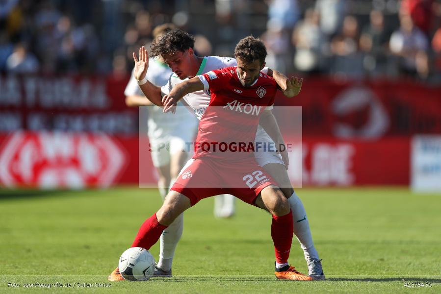 Ricky Bornschein, AKON Arena, Würzburg, 09.09.2023, sport, action, BFV, Fussball, Saison 2023/2024, 9. Spieltag, Regionalliga Bayern, SGF, FWK, SpVgg Greuther Fürth II, FC Würzburger Kickers - Bild-ID: 2378430