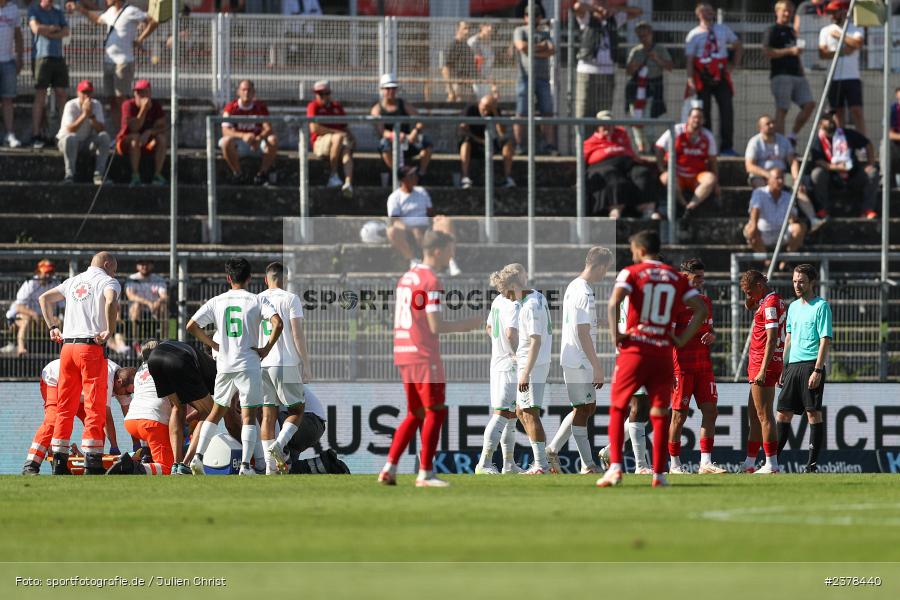 AKON Arena, Würzburg, 09.09.2023, sport, action, BFV, Fussball, Saison 2023/2024, 9. Spieltag, Regionalliga Bayern, SGF, FWK, SpVgg Greuther Fürth II, FC Würzburger Kickers - Bild-ID: 2378440