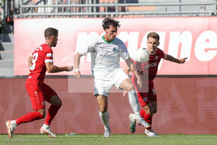 Ricky Bornschein, AKON Arena, Würzburg, 09.09.2023, sport, action, BFV, Fussball, Saison 2023/2024, 9. Spieltag, Regionalliga Bayern, SGF, FWK, SpVgg Greuther Fürth II, FC Würzburger Kickers - Bild-ID: 2378447