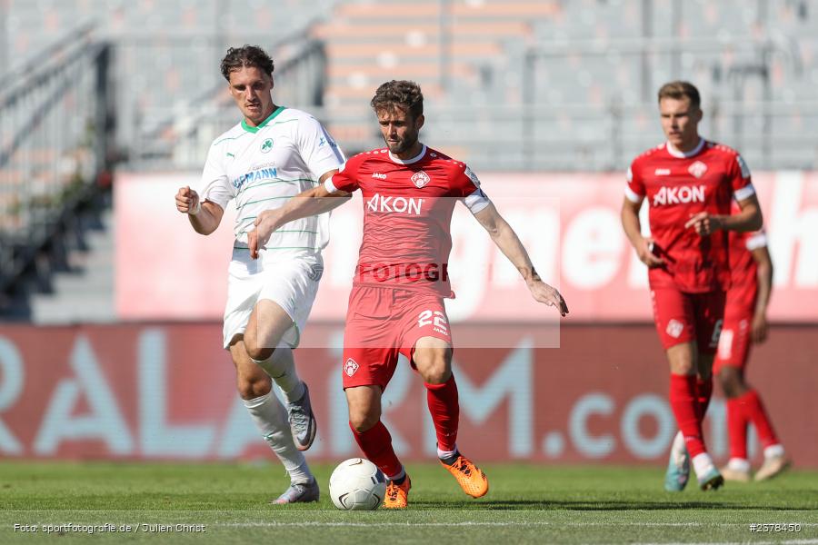 Ricky Bornschein, AKON Arena, Würzburg, 09.09.2023, sport, action, BFV, Fussball, Saison 2023/2024, 9. Spieltag, Regionalliga Bayern, SGF, FWK, SpVgg Greuther Fürth II, FC Würzburger Kickers - Bild-ID: 2378450