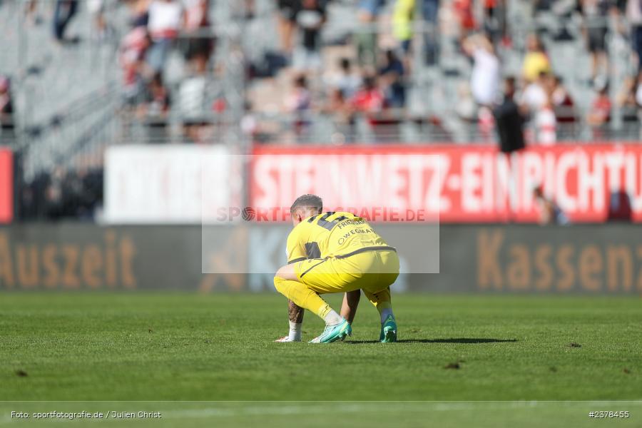 Vincent Friedsam, AKON Arena, Würzburg, 09.09.2023, sport, action, BFV, Fussball, Saison 2023/2024, 9. Spieltag, Regionalliga Bayern, SGF, FWK, SpVgg Greuther Fürth II, FC Würzburger Kickers - Bild-ID: 2378455