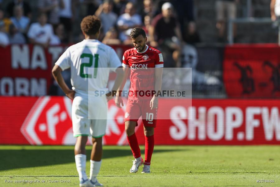 Dardan Karimani, AKON Arena, Würzburg, 09.09.2023, sport, action, BFV, Fussball, Saison 2023/2024, 9. Spieltag, Regionalliga Bayern, SGF, FWK, SpVgg Greuther Fürth II, FC Würzburger Kickers - Bild-ID: 2378484 Dardan Karimani, AKON Arena, Würzburg, 09.09.2023, sport, action, BFV, Fussball, Saison 2023/2024, 9. Spieltag, Regionalliga Bayern, SGF, FWK, SpVgg Greuther Fürth II, FC Würzburger Kickers - Bild-ID: 2378484