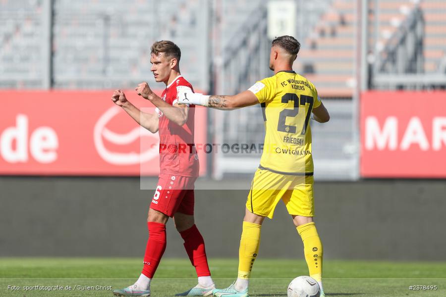 Marius Wegmann, AKON Arena, Würzburg, 09.09.2023, sport, action, BFV, Fussball, Saison 2023/2024, 9. Spieltag, Regionalliga Bayern, SGF, FWK, SpVgg Greuther Fürth II, FC Würzburger Kickers - Bild-ID: 2378495
