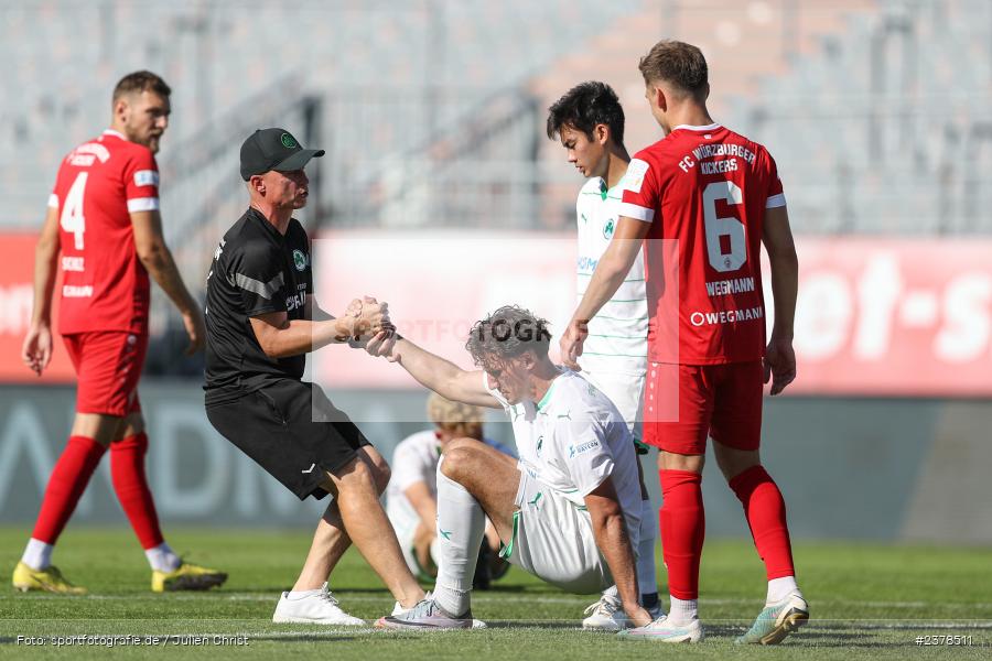 Petr Ruman, AKON Arena, Würzburg, 09.09.2023, sport, action, BFV, Fussball, Saison 2023/2024, 9. Spieltag, Regionalliga Bayern, SGF, FWK, SpVgg Greuther Fürth II, FC Würzburger Kickers - Bild-ID: 2378511