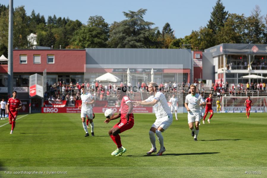 Benjika Caciel, AKON Arena, Würzburg, 09.09.2023, sport, action, BFV, Fussball, Saison 2023/2024, 9. Spieltag, Regionalliga Bayern, SGF, FWK, SpVgg Greuther Fürth II, FC Würzburger Kickers - Bild-ID: 2378520