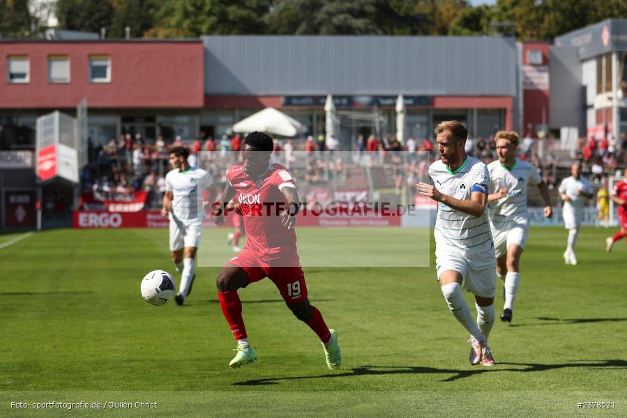 Benjika Caciel, AKON Arena, Würzburg, 09.09.2023, sport, action, BFV, Fussball, Saison 2023/2024, 9. Spieltag, Regionalliga Bayern, SGF, FWK, SpVgg Greuther Fürth II, FC Würzburger Kickers - Bild-ID: 2378521