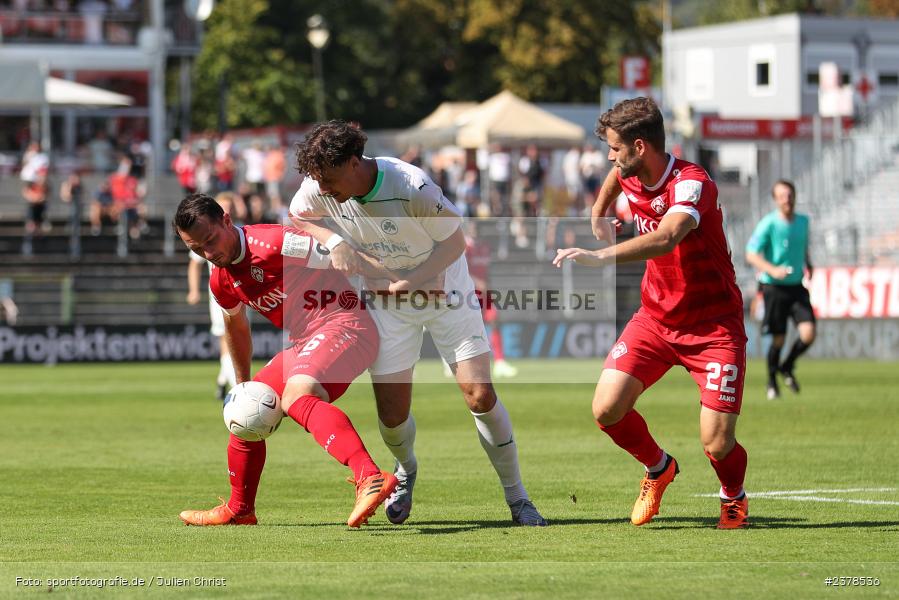 Peter Kurzweg, AKON Arena, Würzburg, 09.09.2023, sport, action, BFV, Fussball, Saison 2023/2024, 9. Spieltag, Regionalliga Bayern, SGF, FWK, SpVgg Greuther Fürth II, FC Würzburger Kickers - Bild-ID: 2378536