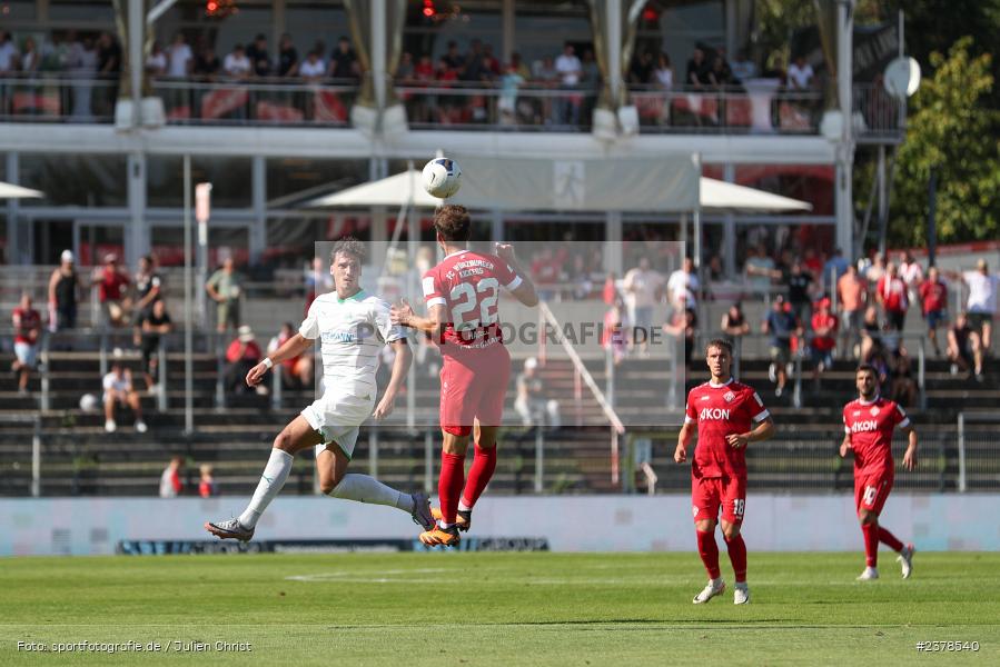 Ricky Bornschein, AKON Arena, Würzburg, 09.09.2023, sport, action, BFV, Fussball, Saison 2023/2024, 9. Spieltag, Regionalliga Bayern, SGF, FWK, SpVgg Greuther Fürth II, FC Würzburger Kickers - Bild-ID: 2378540