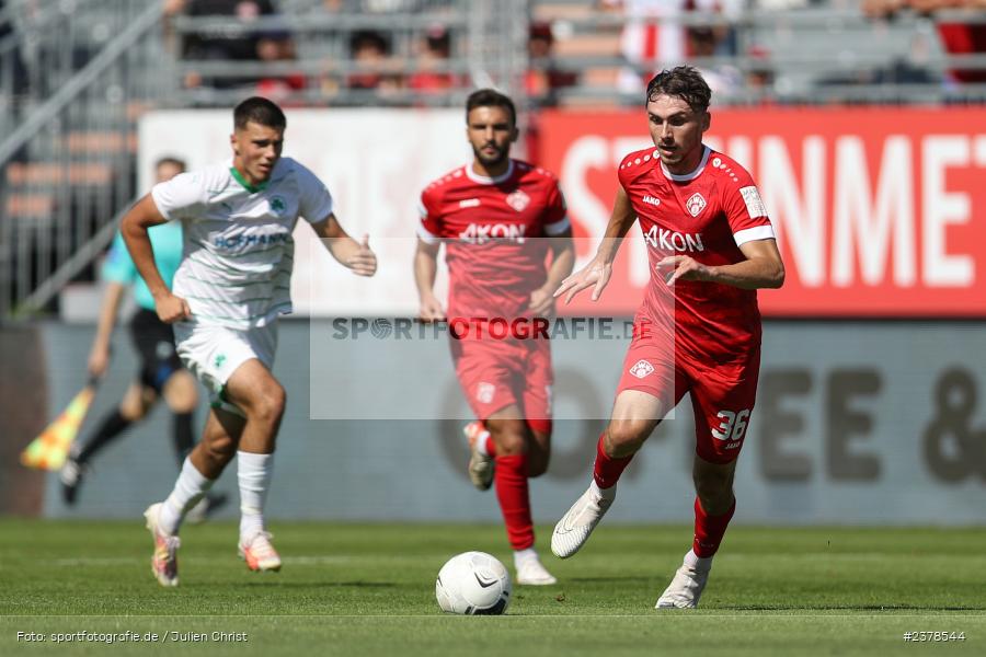 Pascal Moll, AKON Arena, Würzburg, 09.09.2023, sport, action, BFV, Fussball, Saison 2023/2024, 9. Spieltag, Regionalliga Bayern, SGF, FWK, SpVgg Greuther Fürth II, FC Würzburger Kickers - Bild-ID: 2378544