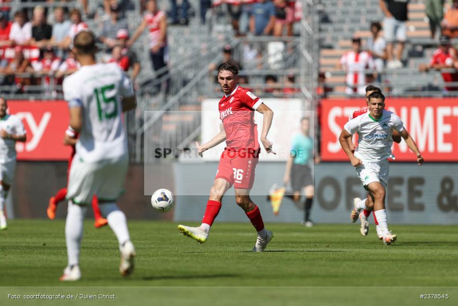 Pascal Moll, AKON Arena, Würzburg, 09.09.2023, sport, action, BFV, Fussball, Saison 2023/2024, 9. Spieltag, Regionalliga Bayern, SGF, FWK, SpVgg Greuther Fürth II, FC Würzburger Kickers - Bild-ID: 2378545