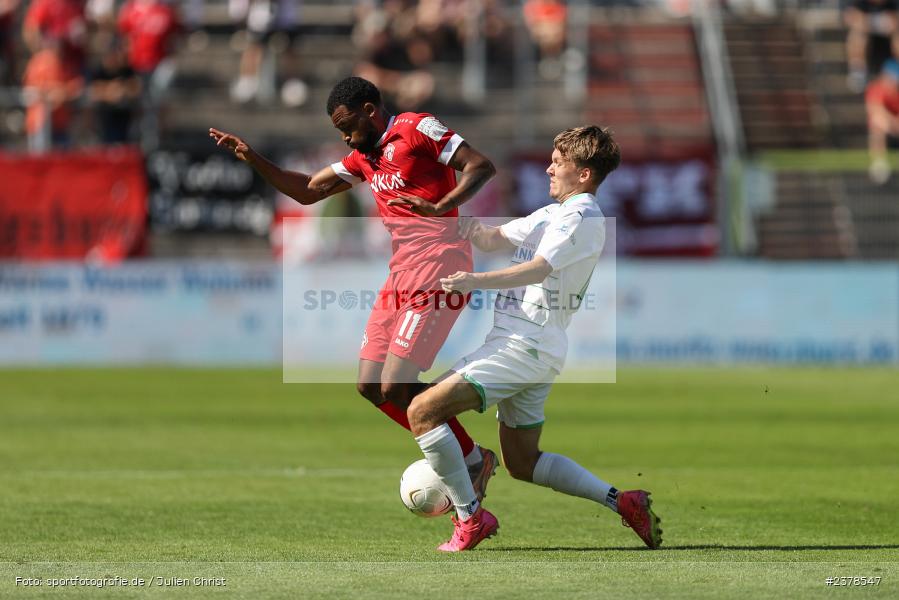 Fabrice Montcheu, AKON Arena, Würzburg, 09.09.2023, sport, action, BFV, Fussball, Saison 2023/2024, 9. Spieltag, Regionalliga Bayern, SGF, FWK, SpVgg Greuther Fürth II, FC Würzburger Kickers - Bild-ID: 2378547