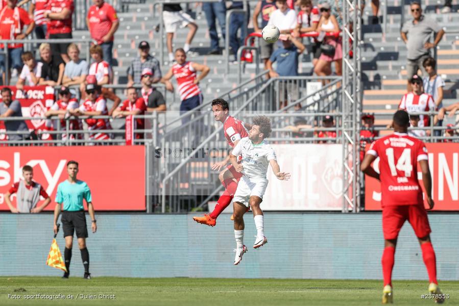 Peter Kurzweg, AKON Arena, Würzburg, 09.09.2023, sport, action, BFV, Fussball, Saison 2023/2024, 9. Spieltag, Regionalliga Bayern, SGF, FWK, SpVgg Greuther Fürth II, FC Würzburger Kickers - Bild-ID: 2378553