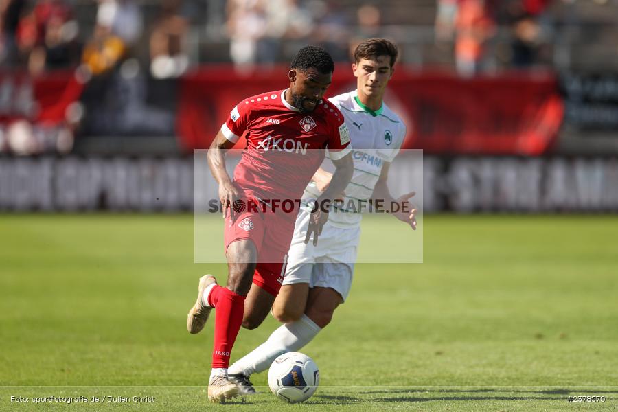 Fabrice Montcheu, AKON Arena, Würzburg, 09.09.2023, sport, action, BFV, Fussball, Saison 2023/2024, 9. Spieltag, Regionalliga Bayern, SGF, FWK, SpVgg Greuther Fürth II, FC Würzburger Kickers - Bild-ID: 2378570
