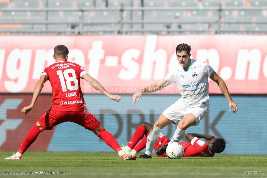 Aiden Mostofi, AKON Arena, Würzburg, 09.09.2023, sport, action, BFV, Fussball, Saison 2023/2024, 9. Spieltag, Regionalliga Bayern, SGF, FWK, SpVgg Greuther Fürth II, FC Würzburger Kickers - Bild-ID: 2378571
