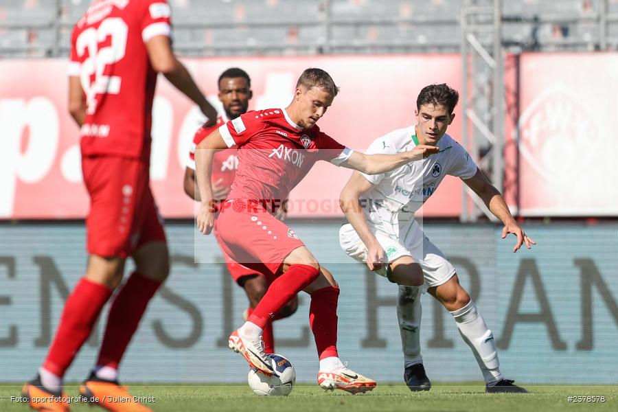 Aiden Mostofi, AKON Arena, Würzburg, 09.09.2023, sport, action, BFV, Fussball, Saison 2023/2024, 9. Spieltag, Regionalliga Bayern, SGF, FWK, SpVgg Greuther Fürth II, FC Würzburger Kickers - Bild-ID: 2378578