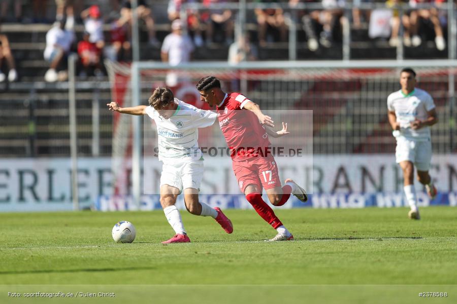 Sebastian Müller, AKON Arena, Würzburg, 09.09.2023, sport, action, BFV, Fussball, Saison 2023/2024, 9. Spieltag, Regionalliga Bayern, SGF, FWK, SpVgg Greuther Fürth II, FC Würzburger Kickers - Bild-ID: 2378588