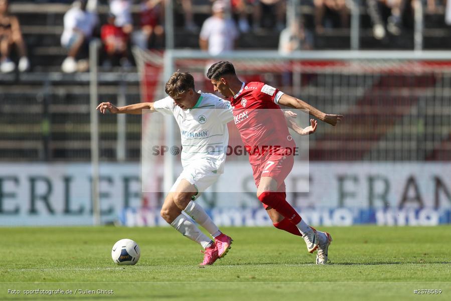 Sebastian Müller, AKON Arena, Würzburg, 09.09.2023, sport, action, BFV, Fussball, Saison 2023/2024, 9. Spieltag, Regionalliga Bayern, SGF, FWK, SpVgg Greuther Fürth II, FC Würzburger Kickers - Bild-ID: 2378589
