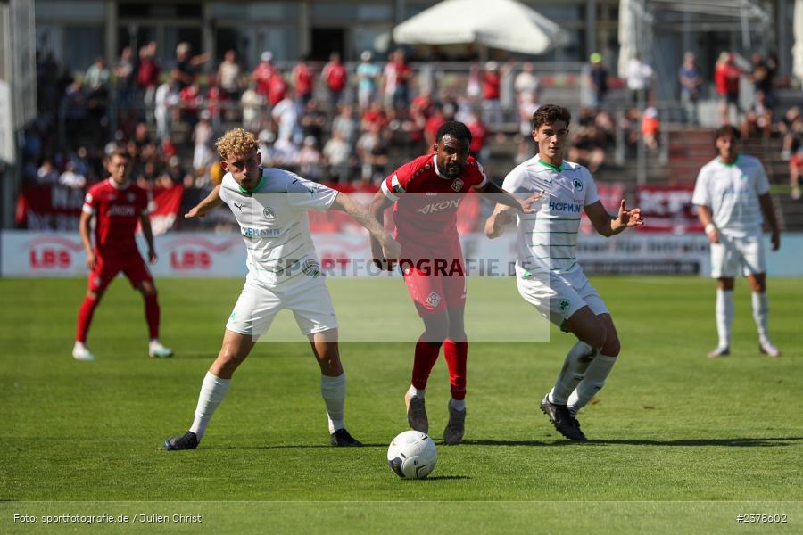 Fabrice Montcheu, AKON Arena, Würzburg, 09.09.2023, sport, action, BFV, Fussball, Saison 2023/2024, 9. Spieltag, Regionalliga Bayern, SGF, FWK, SpVgg Greuther Fürth II, FC Würzburger Kickers - Bild-ID: 2378602