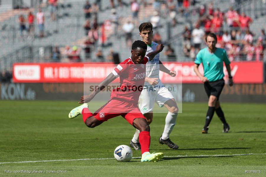 Benjika Caciel, AKON Arena, Würzburg, 09.09.2023, sport, action, BFV, Fussball, Saison 2023/2024, 9. Spieltag, Regionalliga Bayern, SGF, FWK, SpVgg Greuther Fürth II, FC Würzburger Kickers - Bild-ID: 2378613