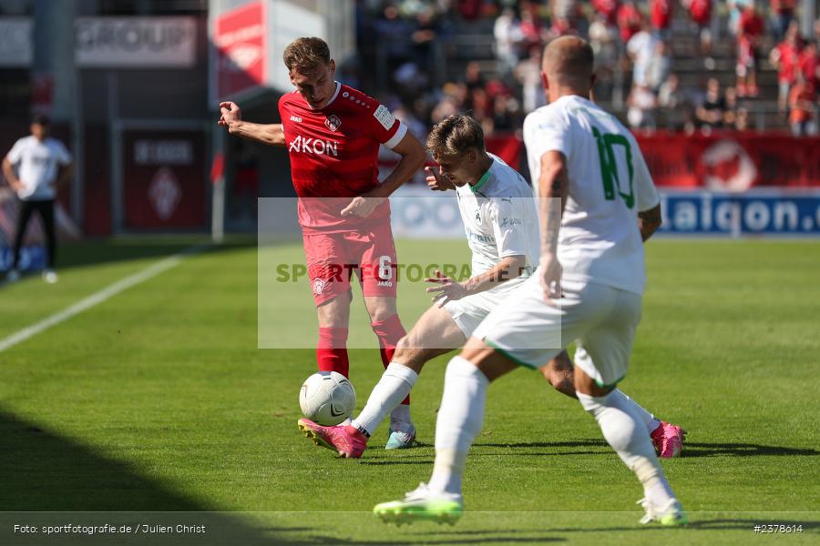 Marius Wegmann, AKON Arena, Würzburg, 09.09.2023, sport, action, BFV, Fussball, Saison 2023/2024, 9. Spieltag, Regionalliga Bayern, SGF, FWK, SpVgg Greuther Fürth II, FC Würzburger Kickers - Bild-ID: 2378614