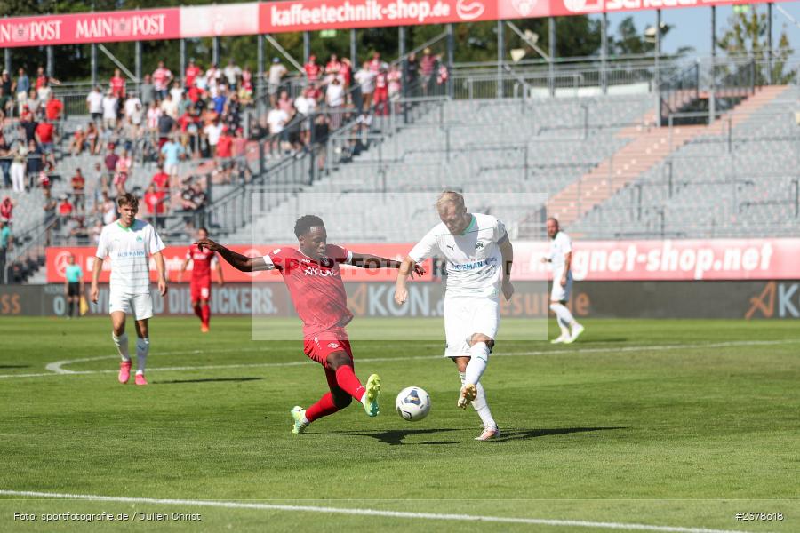 Benjika Caciel, AKON Arena, Würzburg, 09.09.2023, sport, action, BFV, Fussball, Saison 2023/2024, 9. Spieltag, Regionalliga Bayern, SGF, FWK, SpVgg Greuther Fürth II, FC Würzburger Kickers - Bild-ID: 2378618