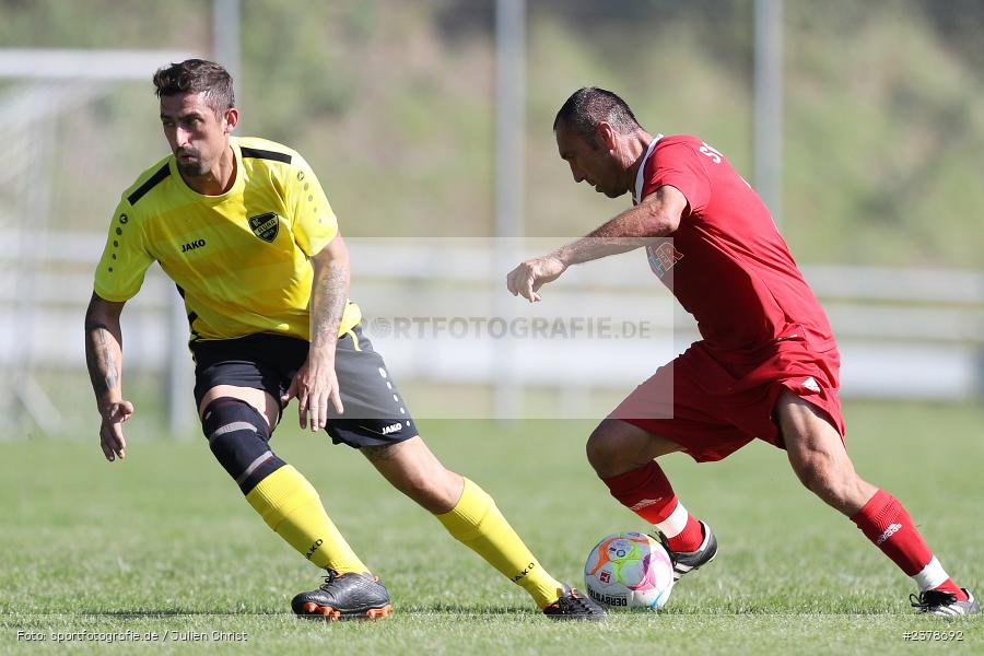 Christian Mathea, Sportgelände, Aura im Sinngrund, 10.09.2023, sport, action, BFV, Fussball, Saison 2023/2024, 5. Spieltag, Kreisklasse Würzburg, SVR, BSC, SV Rieneck, BSC Aura - Bild-ID: 2378692