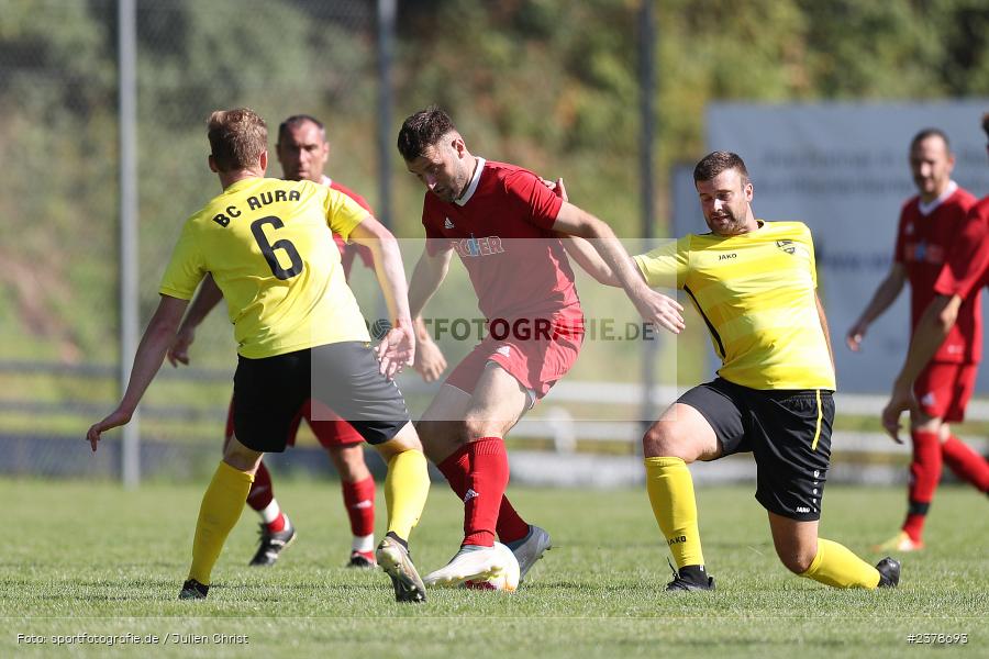 Florian Buki, Sportgelände, Aura im Sinngrund, 10.09.2023, sport, action, BFV, Fussball, Saison 2023/2024, 5. Spieltag, Kreisklasse Würzburg, SVR, BSC, SV Rieneck, BSC Aura - Bild-ID: 2378693