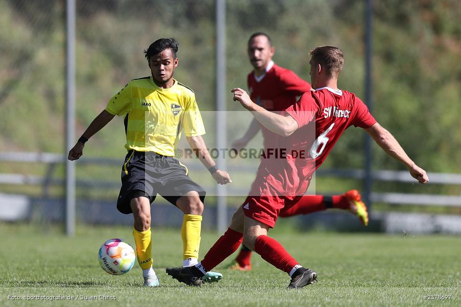 Khemmachat Hofmann, Sportgelände, Aura im Sinngrund, 10.09.2023, sport, action, BFV, Fussball, Saison 2023/2024, 5. Spieltag, Kreisklasse Würzburg, SVR, BSC, SV Rieneck, BSC Aura - Bild-ID: 2378697
