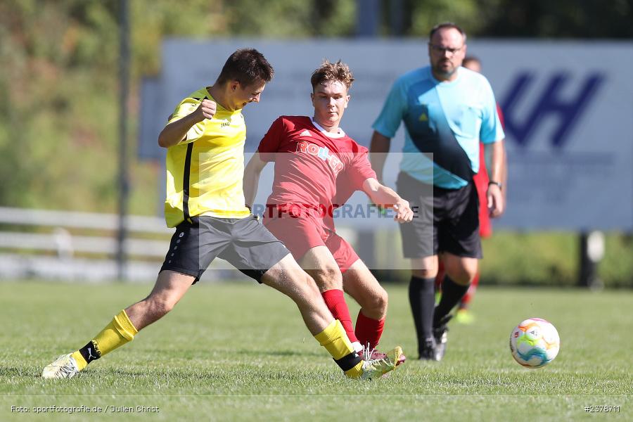 David Mathea, Sportgelände, Aura im Sinngrund, 10.09.2023, sport, action, BFV, Fussball, Saison 2023/2024, 5. Spieltag, Kreisklasse Würzburg, SVR, BSC, SV Rieneck, BSC Aura - Bild-ID: 2378711