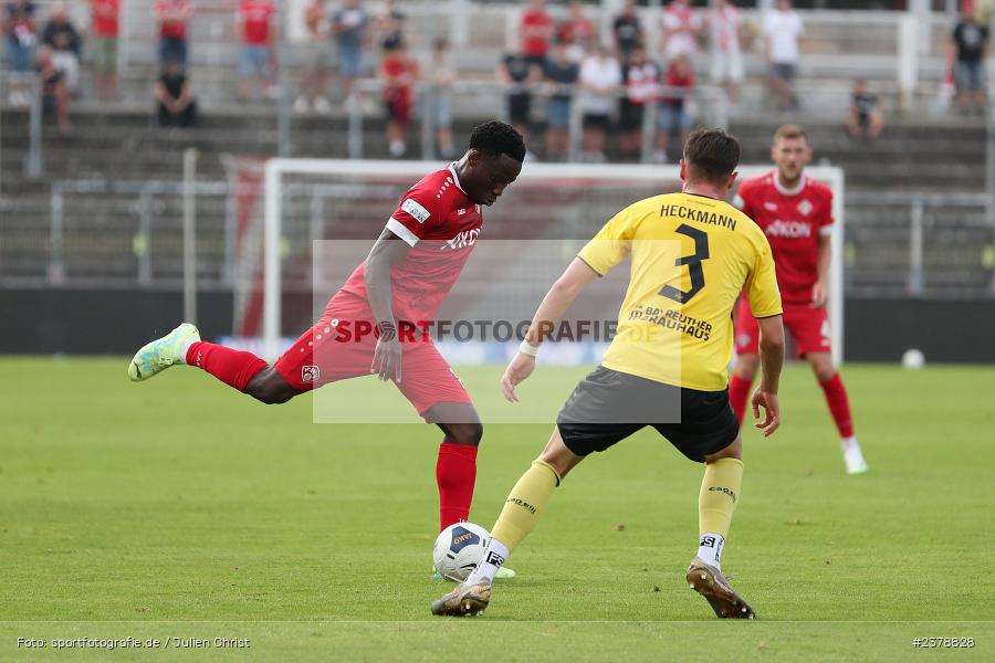 Benjika Caciel, FLYERALARM Arena, Würzburg, 12.09.2023, sport, action, BFV, Fussball, Saison 2023/2024, Achtelfinale, Toto-Pokal, BAY, FWK, SpVgg Bayreuth, FC Würzburger Kickers - Bild-ID: 2378828