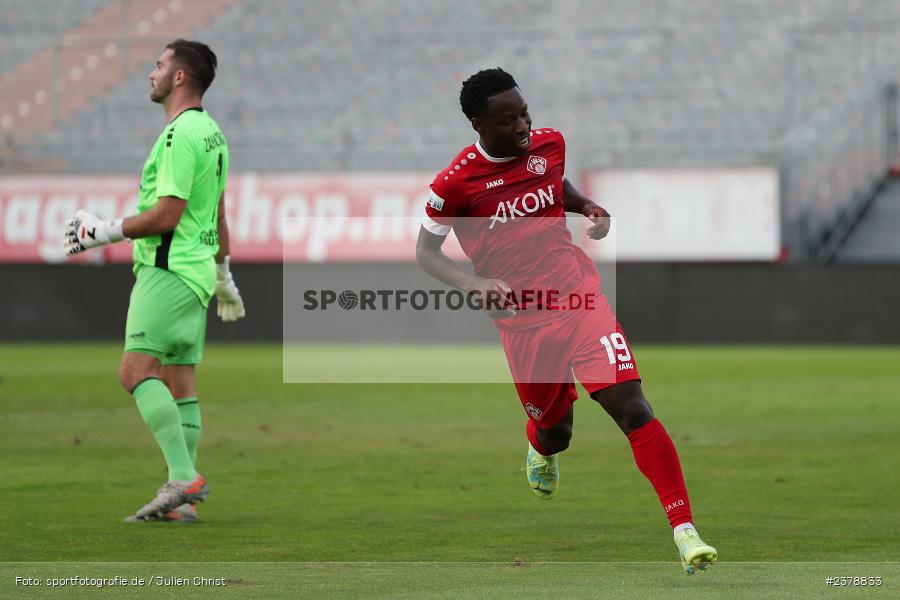 Benjika Caciel, FLYERALARM Arena, Würzburg, 12.09.2023, sport, action, BFV, Fussball, Saison 2023/2024, Achtelfinale, Toto-Pokal, BAY, FWK, SpVgg Bayreuth, FC Würzburger Kickers - Bild-ID: 2378833