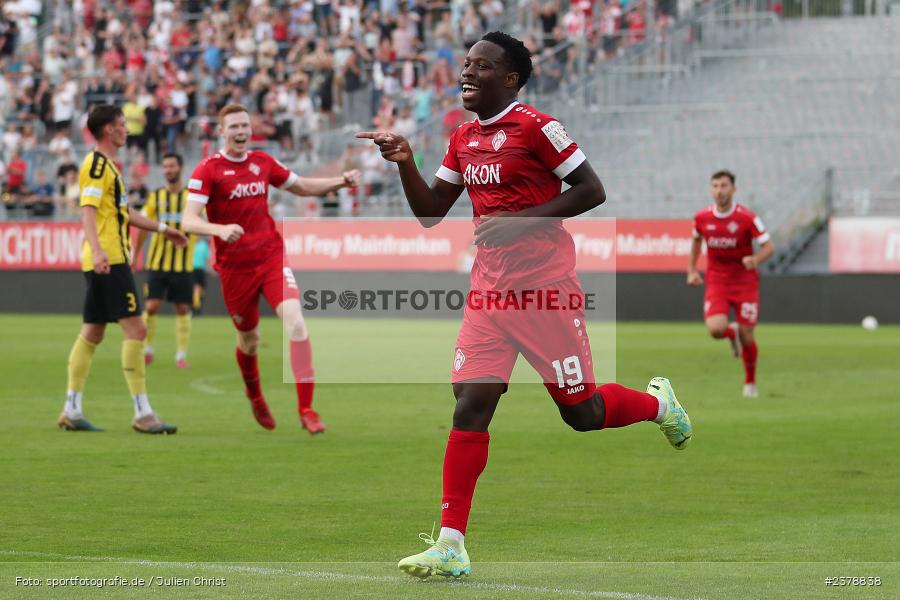 Benjika Caciel, FLYERALARM Arena, Würzburg, 12.09.2023, sport, action, BFV, Fussball, Saison 2023/2024, Achtelfinale, Toto-Pokal, BAY, FWK, SpVgg Bayreuth, FC Würzburger Kickers - Bild-ID: 2378838