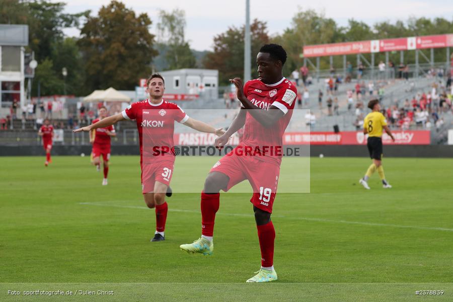 Benjika Caciel, FLYERALARM Arena, Würzburg, 12.09.2023, sport, action, BFV, Fussball, Saison 2023/2024, Achtelfinale, Toto-Pokal, BAY, FWK, SpVgg Bayreuth, FC Würzburger Kickers - Bild-ID: 2378839