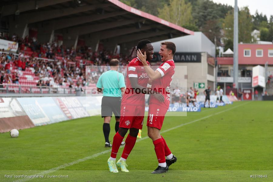 Benjika Caciel, FLYERALARM Arena, Würzburg, 12.09.2023, sport, action, BFV, Fussball, Saison 2023/2024, Achtelfinale, Toto-Pokal, BAY, FWK, SpVgg Bayreuth, FC Würzburger Kickers - Bild-ID: 2378843