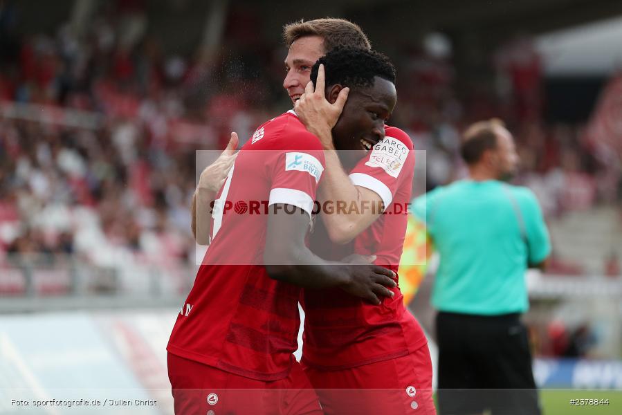 Benjika Caciel, FLYERALARM Arena, Würzburg, 12.09.2023, sport, action, BFV, Fussball, Saison 2023/2024, Achtelfinale, Toto-Pokal, BAY, FWK, SpVgg Bayreuth, FC Würzburger Kickers - Bild-ID: 2378844