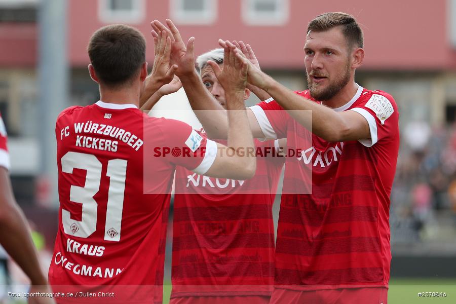 Yannick Scholz, FLYERALARM Arena, Würzburg, 12.09.2023, sport, action, BFV, Fussball, Saison 2023/2024, Achtelfinale, Toto-Pokal, BAY, FWK, SpVgg Bayreuth, FC Würzburger Kickers - Bild-ID: 2378846