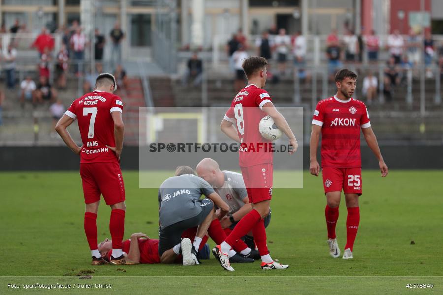 Tim Kraus, FLYERALARM Arena, Würzburg, 12.09.2023, sport, action, BFV, Fussball, Saison 2023/2024, Achtelfinale, Toto-Pokal, BAY, FWK, SpVgg Bayreuth, FC Würzburger Kickers - Bild-ID: 2378849