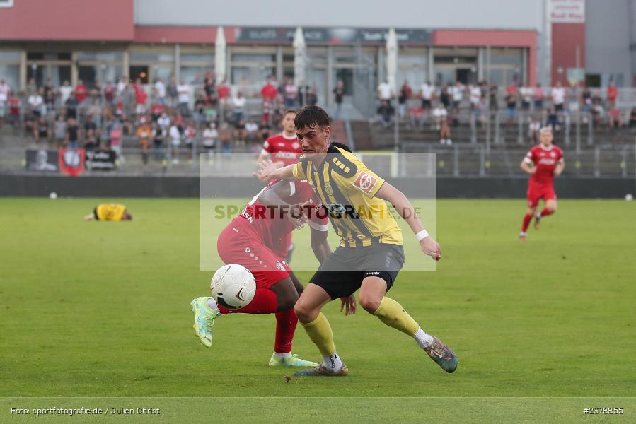 Eduard Heckmann, FLYERALARM Arena, Würzburg, 12.09.2023, sport, action, BFV, Fussball, Saison 2023/2024, Achtelfinale, Toto-Pokal, BAY, FWK, SpVgg Bayreuth, FC Würzburger Kickers - Bild-ID: 2378855