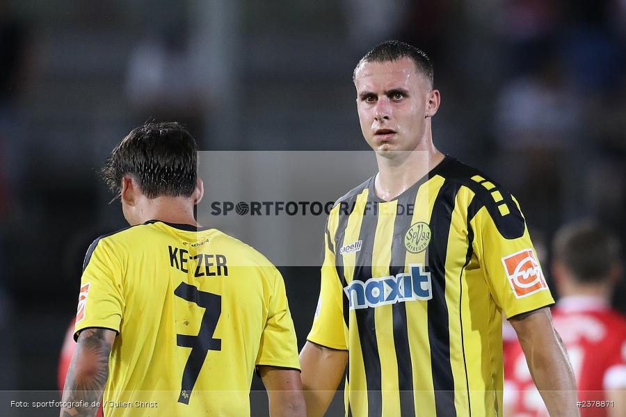 Nico Moos, FLYERALARM Arena, Würzburg, 12.09.2023, sport, action, BFV, Fussball, Saison 2023/2024, Achtelfinale, Toto-Pokal, BAY, FWK, SpVgg Bayreuth, FC Würzburger Kickers - Bild-ID: 2378871