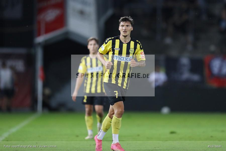 Vincent Ketzer, FLYERALARM Arena, Würzburg, 12.09.2023, sport, action, BFV, Fussball, Saison 2023/2024, Achtelfinale, Toto-Pokal, BAY, FWK, SpVgg Bayreuth, FC Würzburger Kickers - Bild-ID: 2378881
